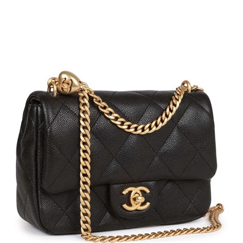 chanel mini flap heart crush